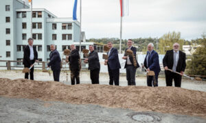 Der Spatenstich für das Internationale Wissenschaftszentrum der Universität Passau mit Wissenschafts- und Kunstminister Blume und Ministerpräsident Dr. Söder